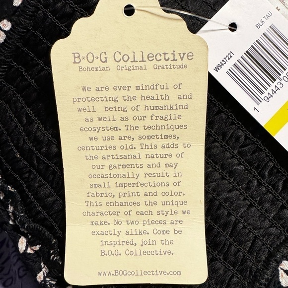 BOG Collection Floral Mini Dress size M - Picture 9 of 10